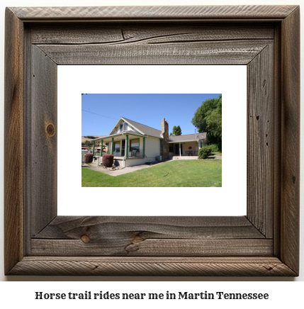 horse trail rides near me in Martin, Tennessee